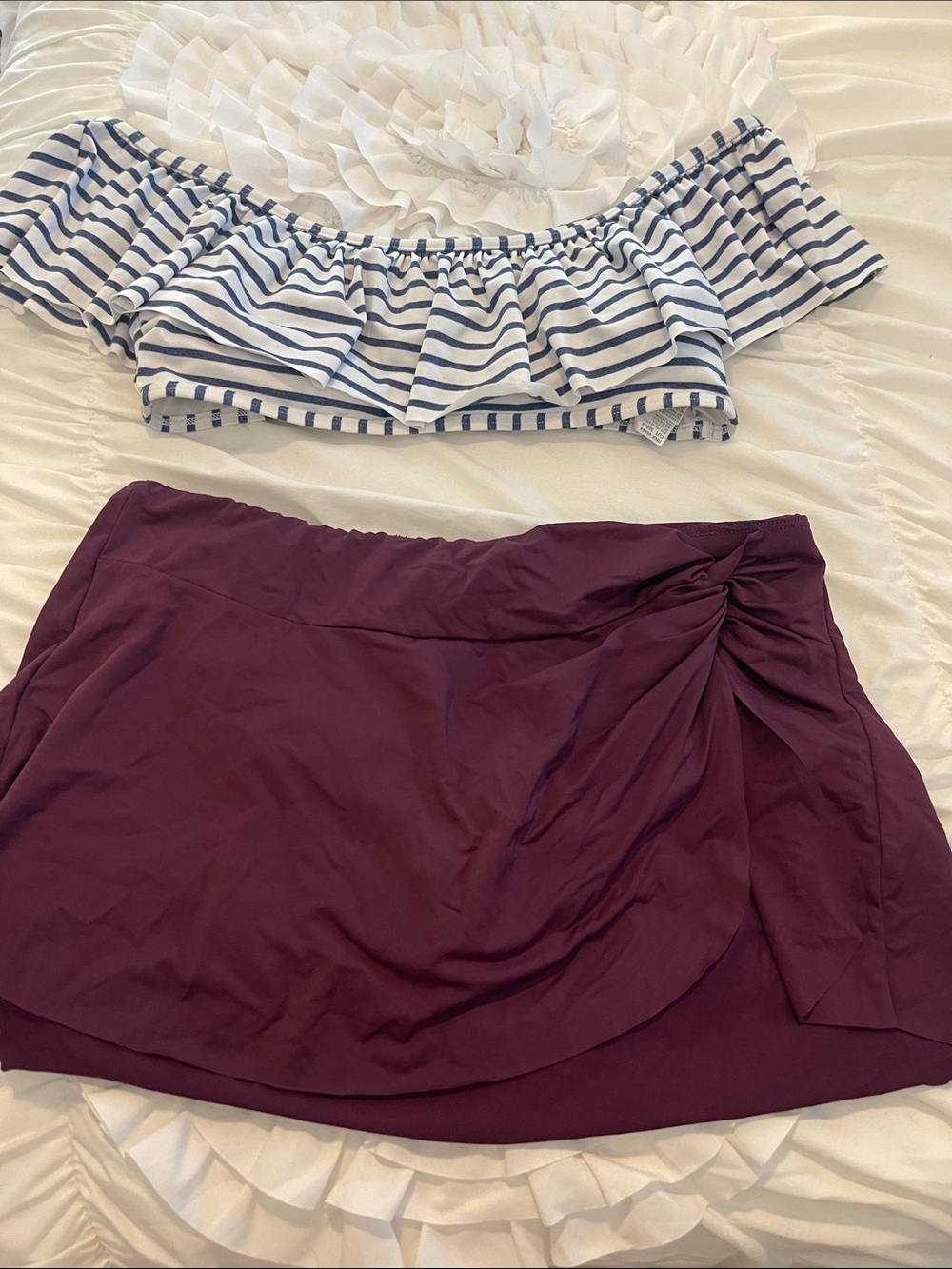 Two piece swim suit